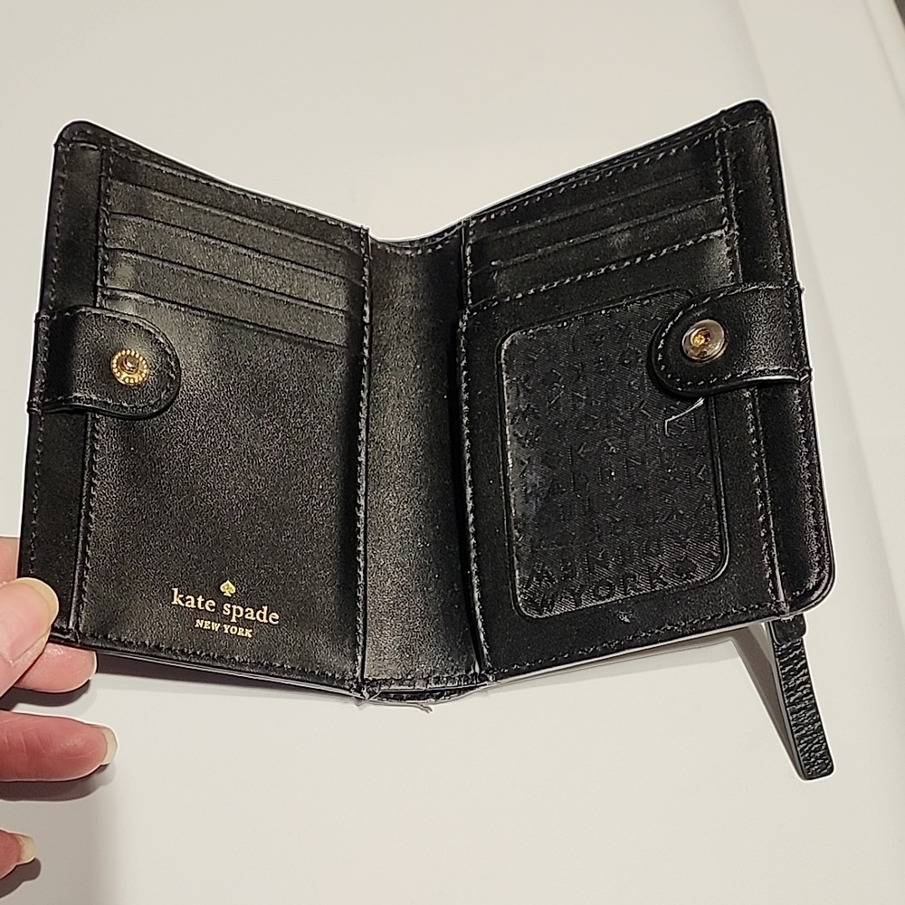 Kate Spade Black Leather Wallet - Picture 7 of 12